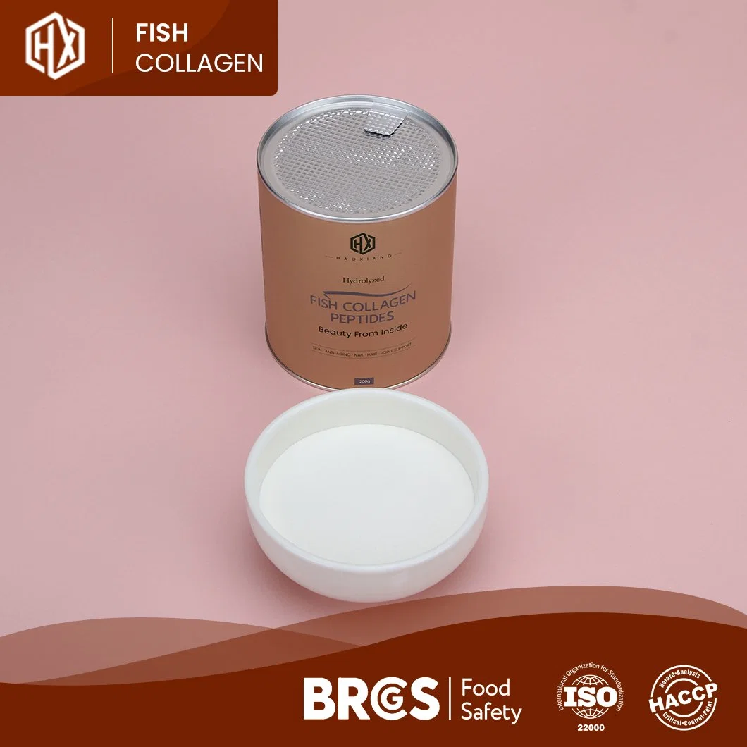 Haoxiang Hot Sale Cheap Price Collagen Powder Marine Bone Collagen 90% White or Pale Yellow Appearance Hydrolyzed Marine Tilapia Scale Collagen Peptides Powder
