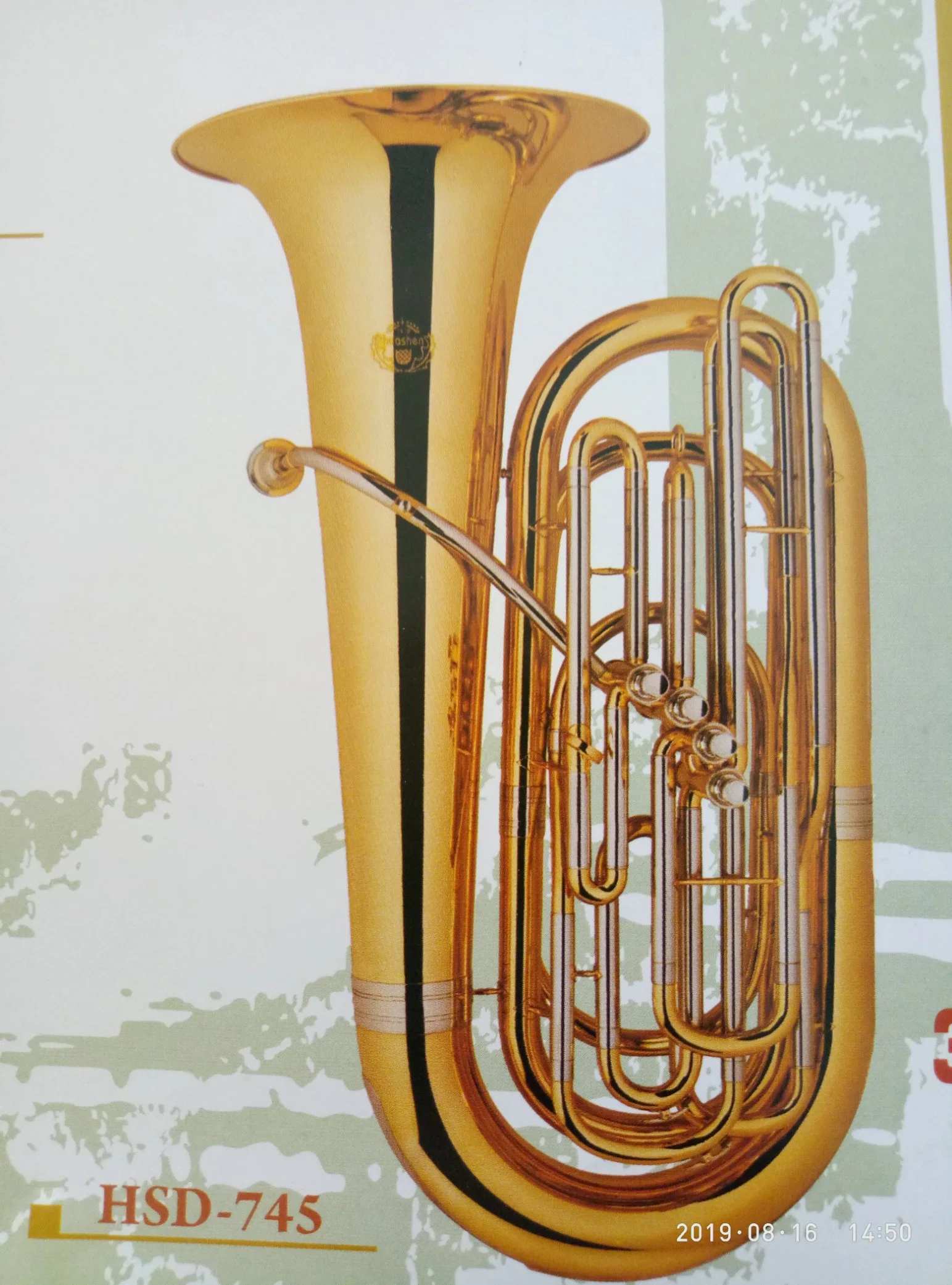 Small Tuba Yellow Brass Gold Lacquer Bb Manufacturer