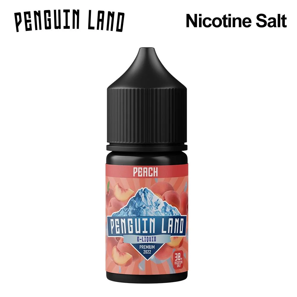 Tierras del pingüino Mayorista de buen gusto de alta calidad OEM ODM sal de la nicotina e Liquid E jugo para Vape