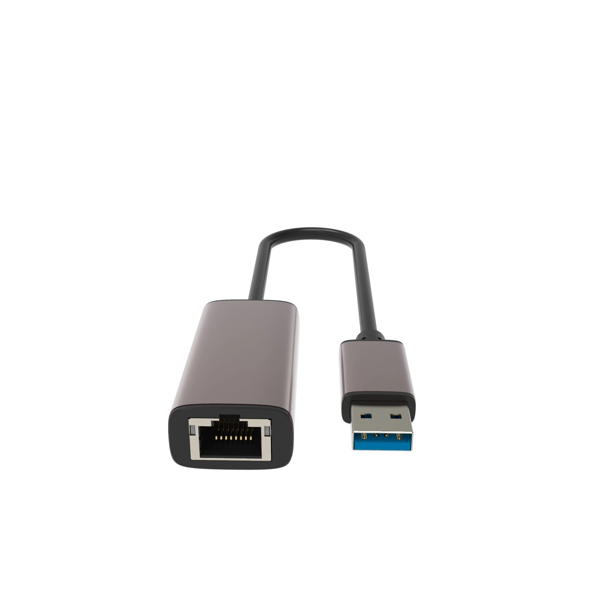 شبكة إيثرنت محلية من الألومنيوم شبكة جيجابت إيثرنت USB A B C من النوع USB 3.0 إلى إيثرنت RJ45 بسرعة 2.5 جم 2500 ميجا بت في الثانية بطاقة الشبكة السلكية