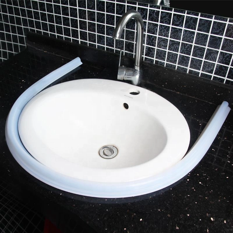 Cuarto de baño Ducha Cuarto de baño bloqueo de agua silicona adhesivo sellado autoadhesivo Stripwater Bar