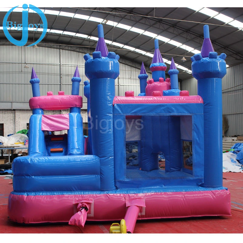 Castillo congelado duradero PVC Inflatable Casa de rebote para el tiempo de la fiesta