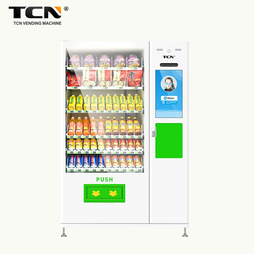 Anuncio de la pantalla LCD Tcn Máquina Expendedora de agua