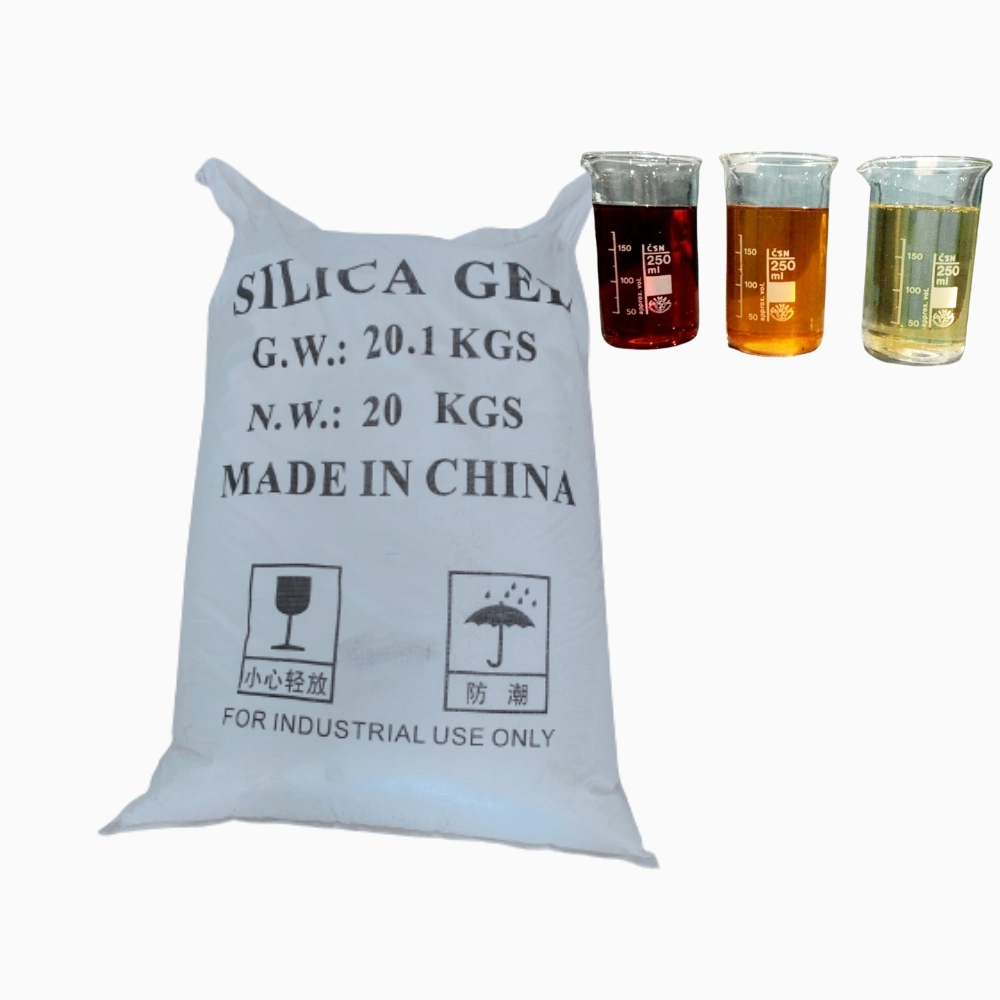 Hochwertiger Silica Gel Filter Sand für die dunkle Farbe Ölbleiche