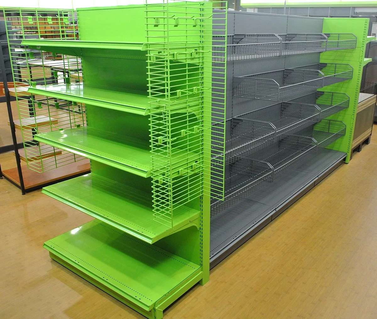 Modern Retail Shop Gondola Shelving System Grocery Store Used Display Shelving for Sale