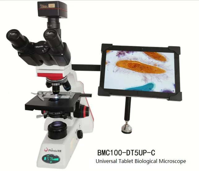 Microscópio ótico biológico trinocular para Lab BMC100-A3