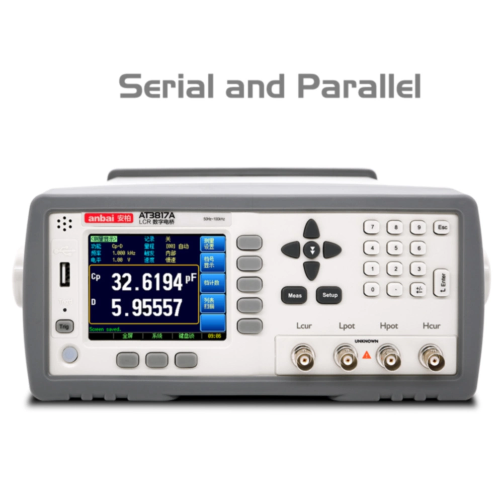 Applent 10Hz~100kHz Lcr Meter with 40 Times/Sec Test Speed At3817A