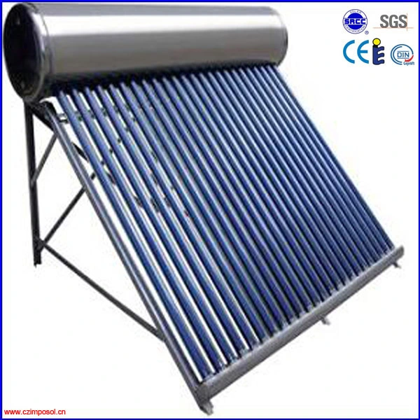 2016 Pre-Heated Pressurized Copper Coil Vacuum Tube Solar Water Heater