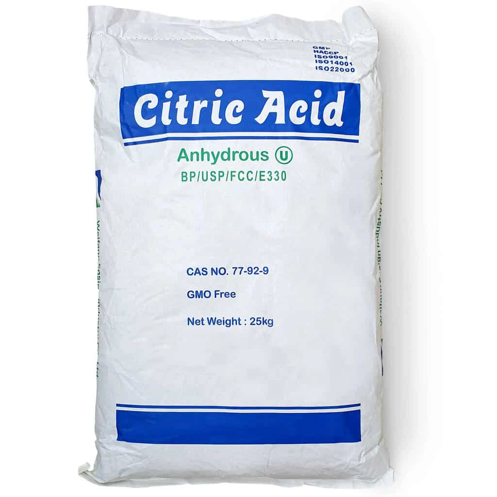 Organic Citric Acid Anhydrous Bp98