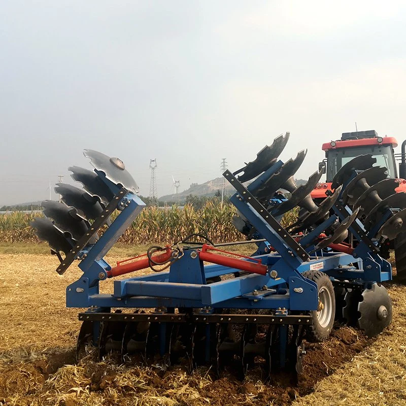 Disc Tractor Mounted Disc Plough Agricultural Implement Heavy Duty Offset Disc Harrow Land Plowing Machine