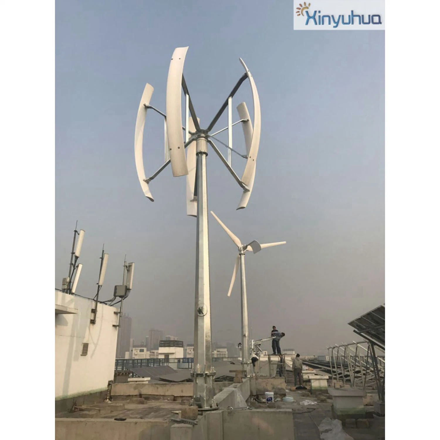 Jinan Vertikal Windmühle Power Wind Turbine Generator 24V 400W