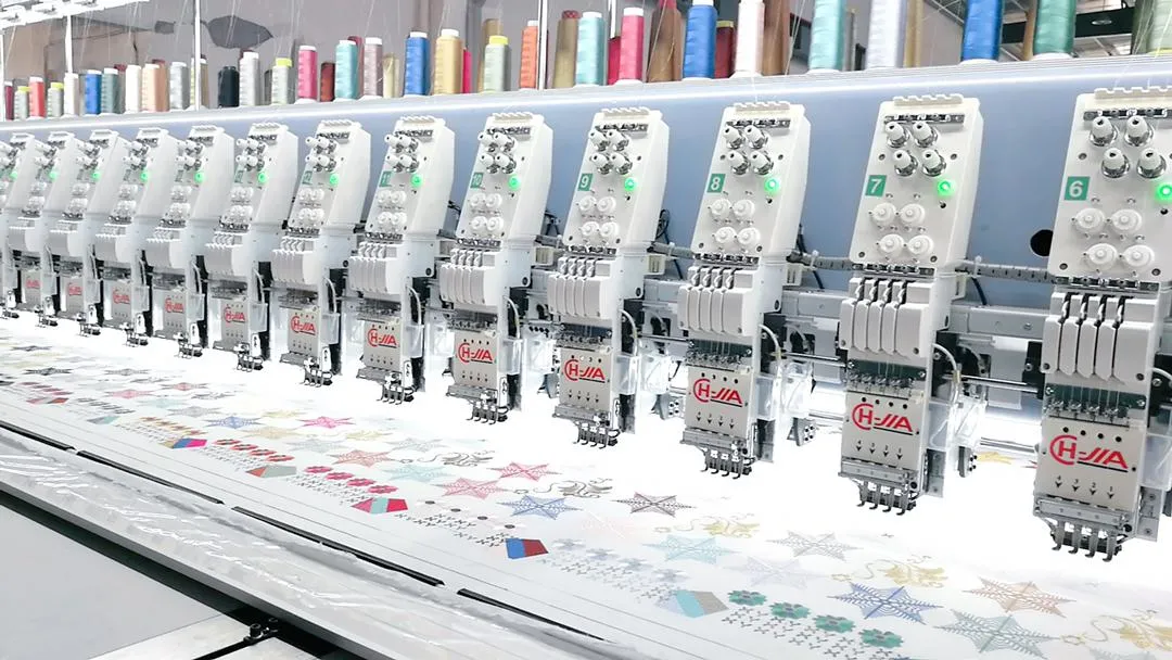 High Speed 30 Heads Flat Embroidery Machine