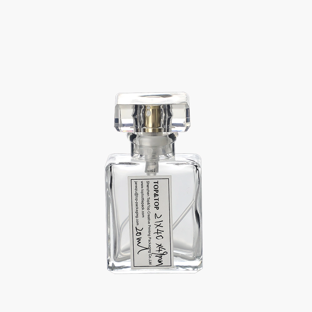High Quality Luxury Design Custom Logo 10ml 20ml 30ml 50ml 100ml Glass Fragrance Bottle Wholesale Clear Empty Spray Refillable Perfume Bottle