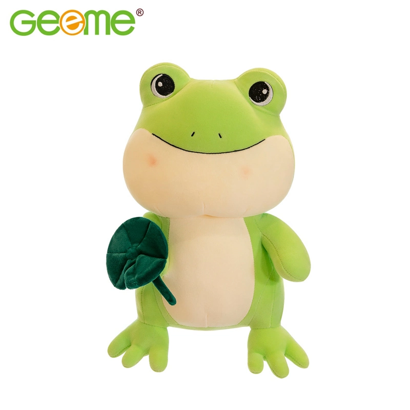 Geeme Custom Kids Peluche 28cm Soft Stuffed Frog Plush Toy