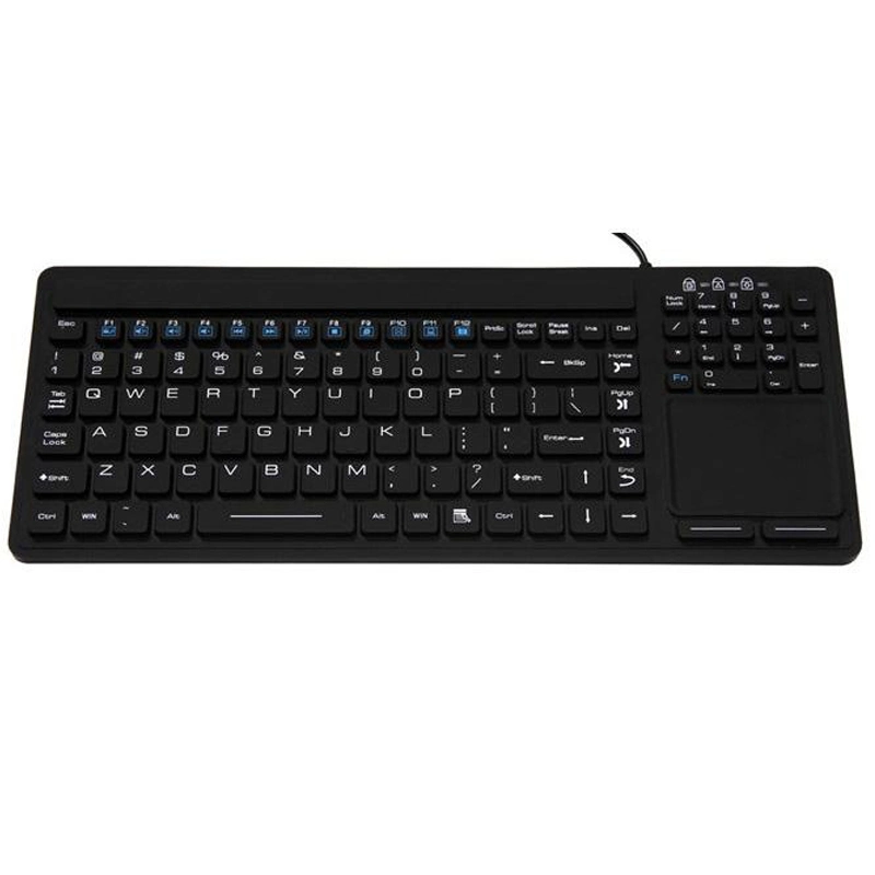 Waterproof Medical Silicone Dental Keyboard with Built-in Touchpad