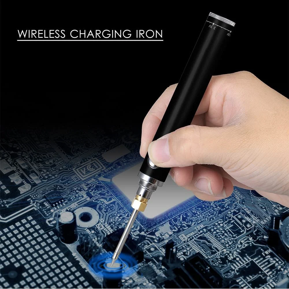 510 Soldering Iron Battery Rechargeable Cordless USB Rechargeable Portable Soldering Iron Kit