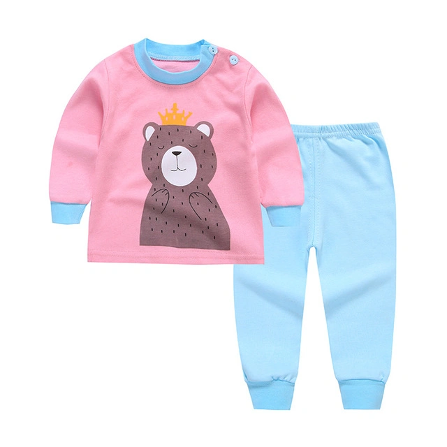 Wholesale/Supplier Casual Kids Wear Cartoon Print Baby Unisex Kids Set