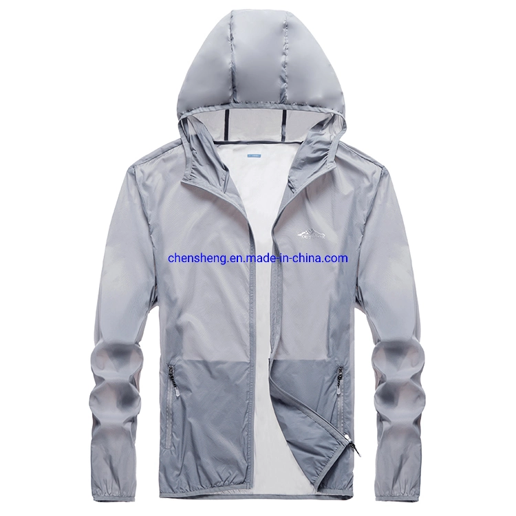 Qualité respirante Quick-Drying coupe-vent veste tactique de sports d'hommes de protection solaire veste coupe-vent