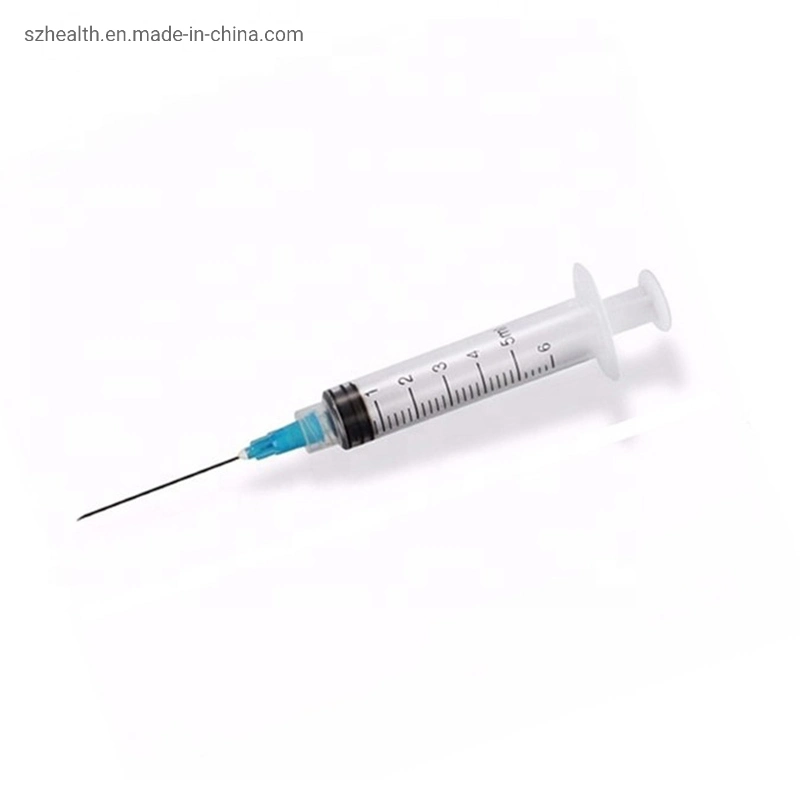 2ml Disposable Plastic Syringe with Needle Lure Lock