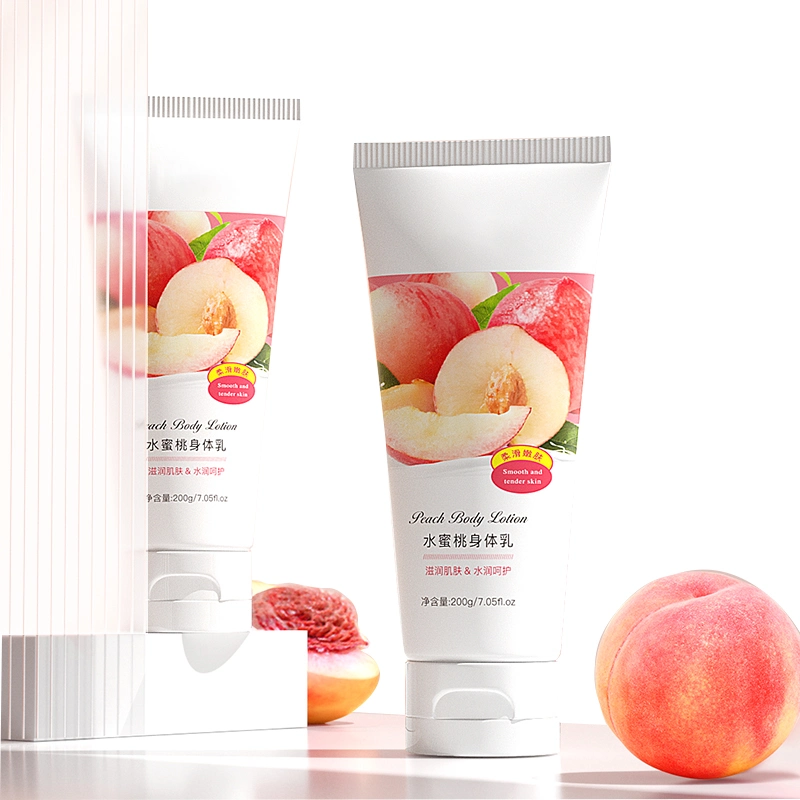 Private Brand OEM Peach Milk Moisturizing Body Lotion