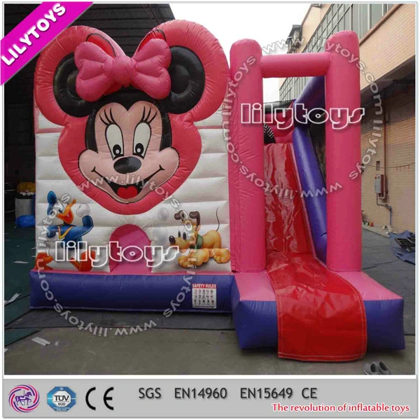 Popular Amusing Castle Inflate Combo, Inflatable Castle, Bounce Castle