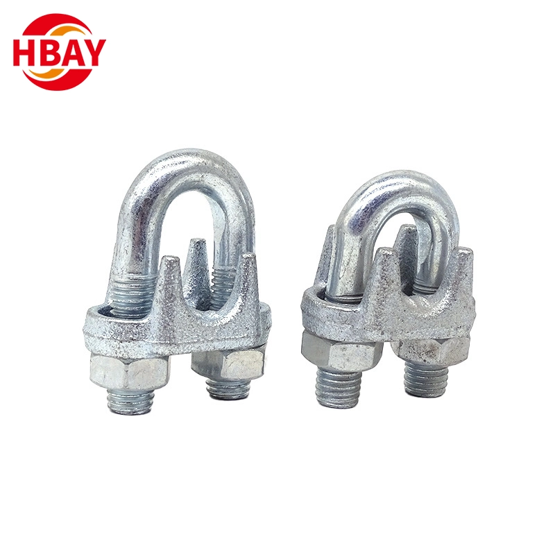 Stainless Steel Wire Rope Clips Fixing Simplex Wire Rope Clip Cable Rigging