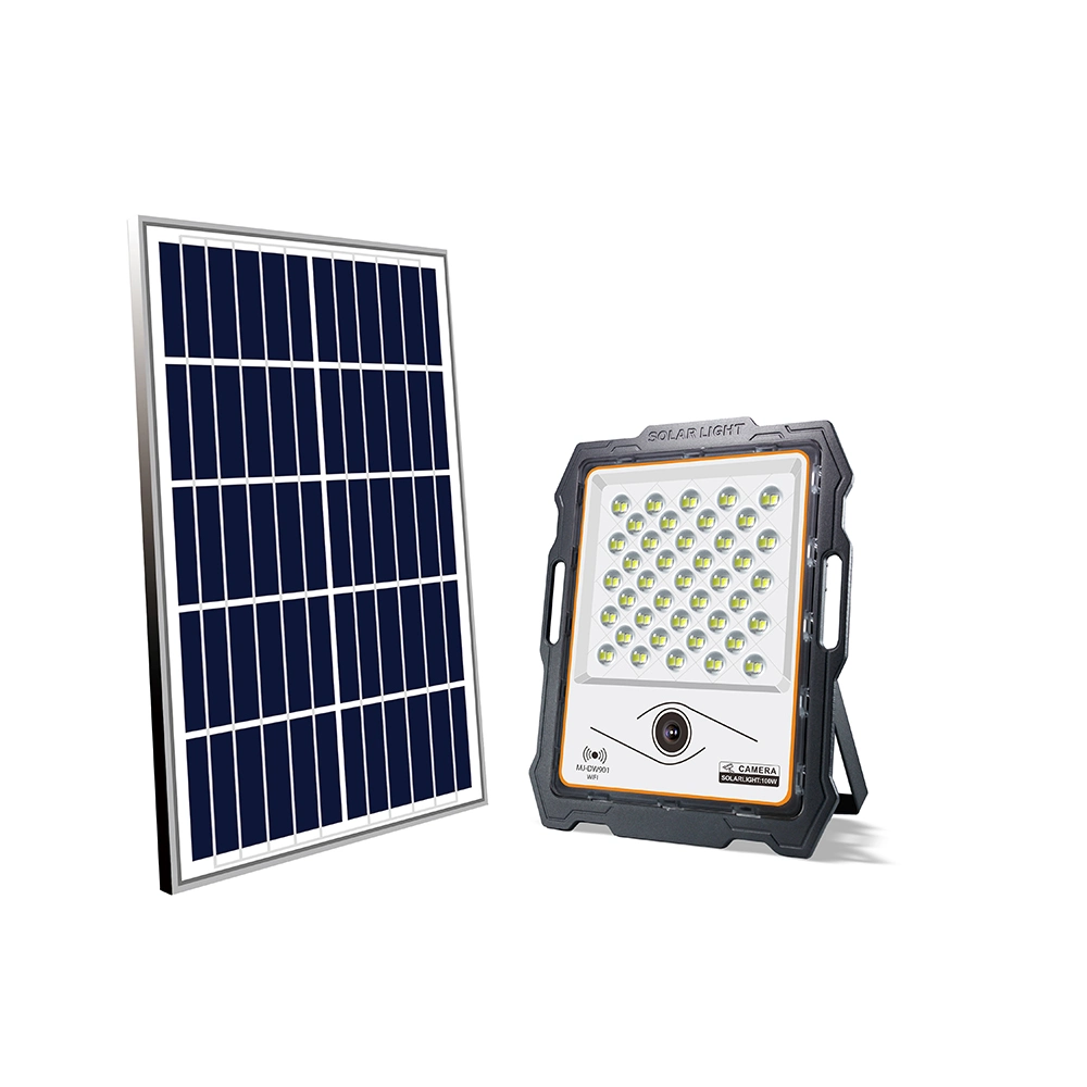 100W Fernsteuerungs-LED Solarflut-Licht mit CCTV-Kamera