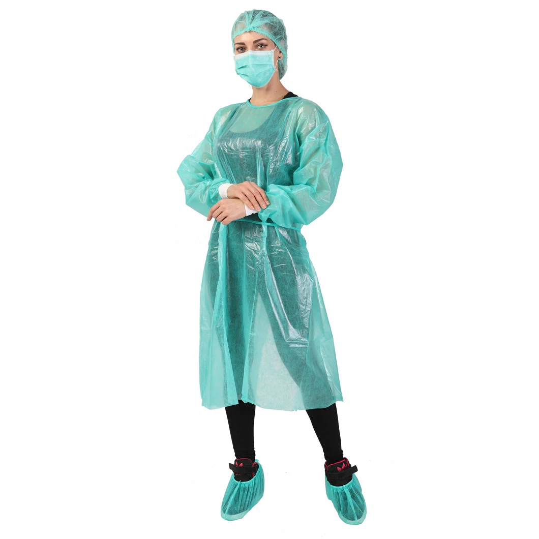 Disposable Waterproof CPE Gowns with Thumb