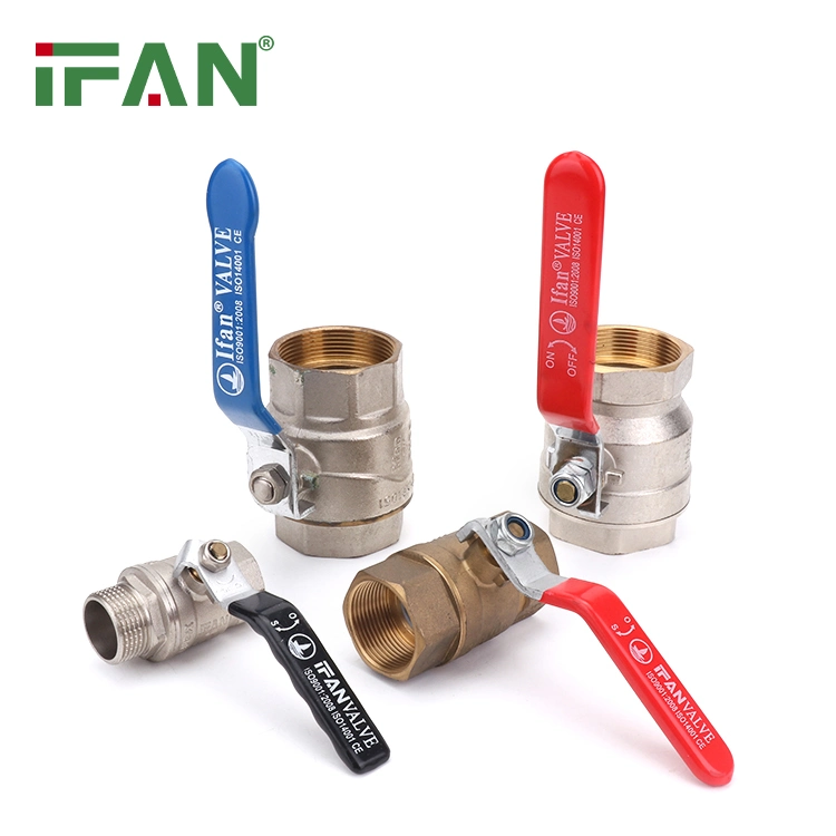 Ifan Wholesale Price Sliver Color Brass Materials Valve Ball