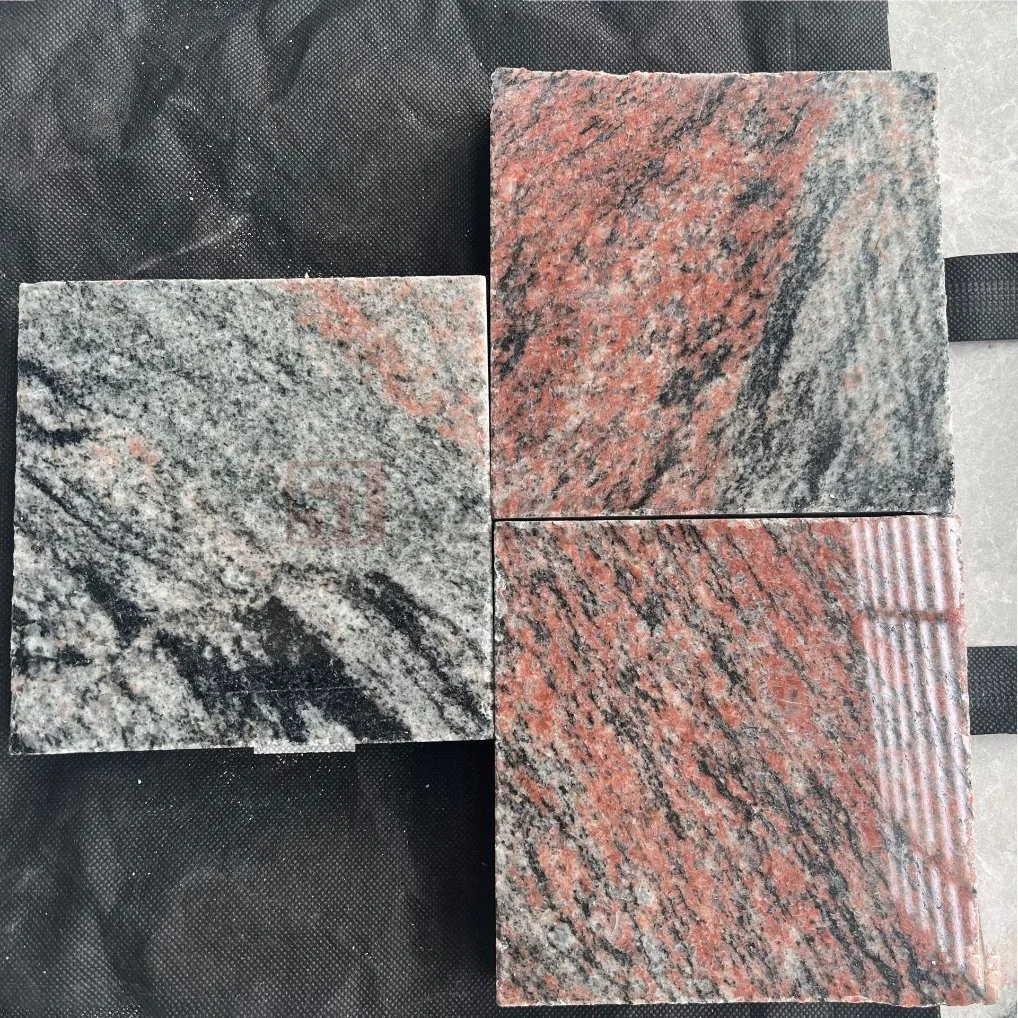 Natural Granite Step Slab ladrillo superficie lisa Interior exterior Suelo Pavimentación Escaleras tráfico de carretera Piedra Granite Rojo Slab