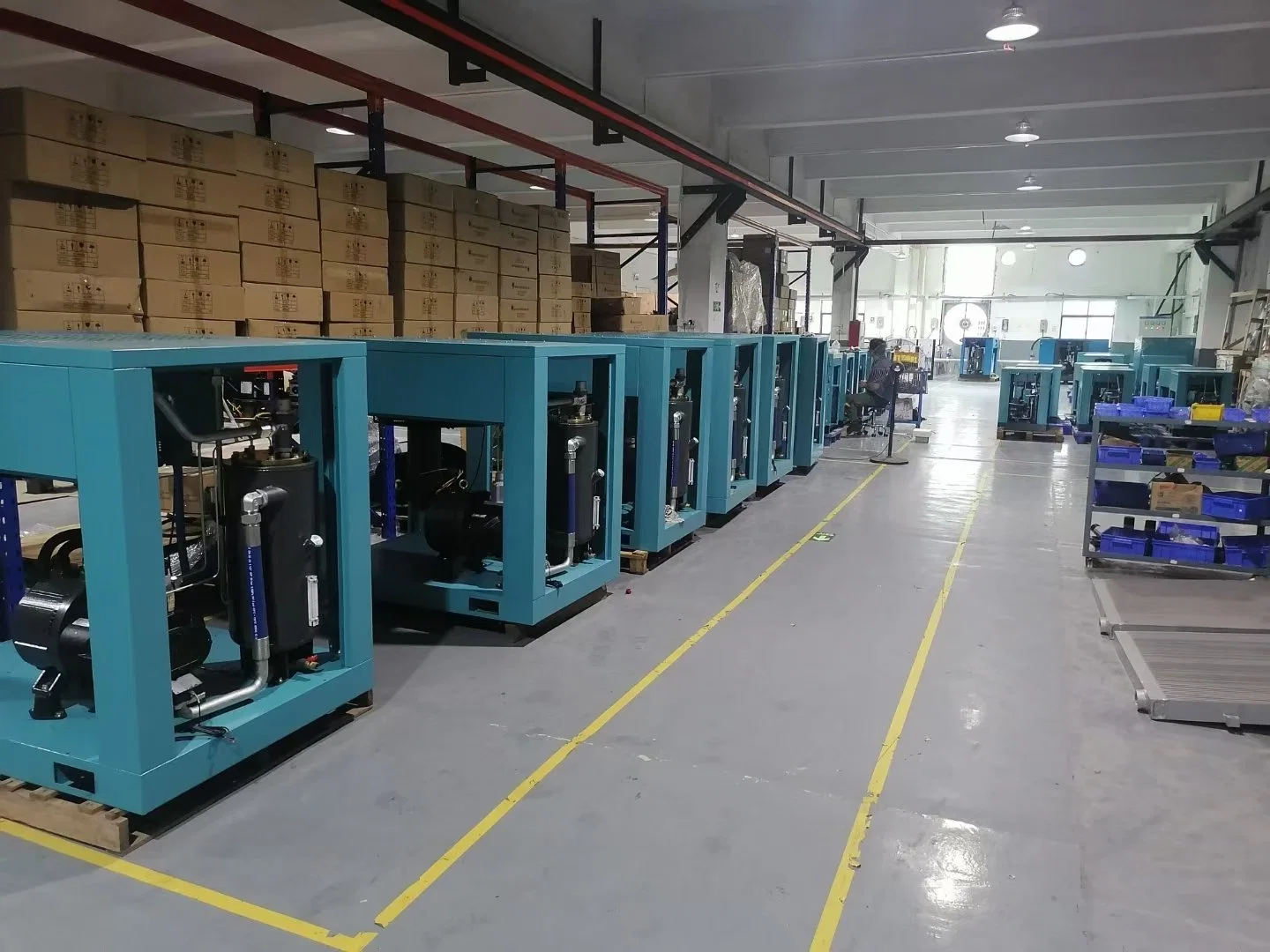 Germany Technology Industrial Single Rotary Screw Type Air Compressor Double/Twin Screw Air Compressor Wholesale/Supplier Price (20 years Original Factory)