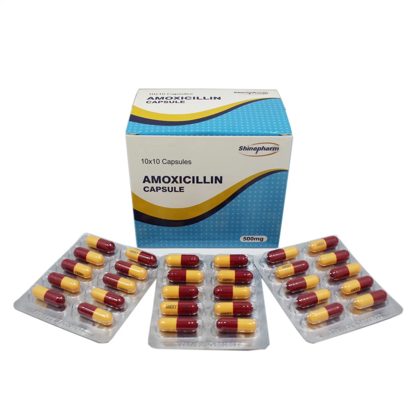 Antibiotika Fertigmedizin Pharmazeutische Versorgung Amoxicillin/Almodan/Amoxil Kapseln 500mg Shinepharm