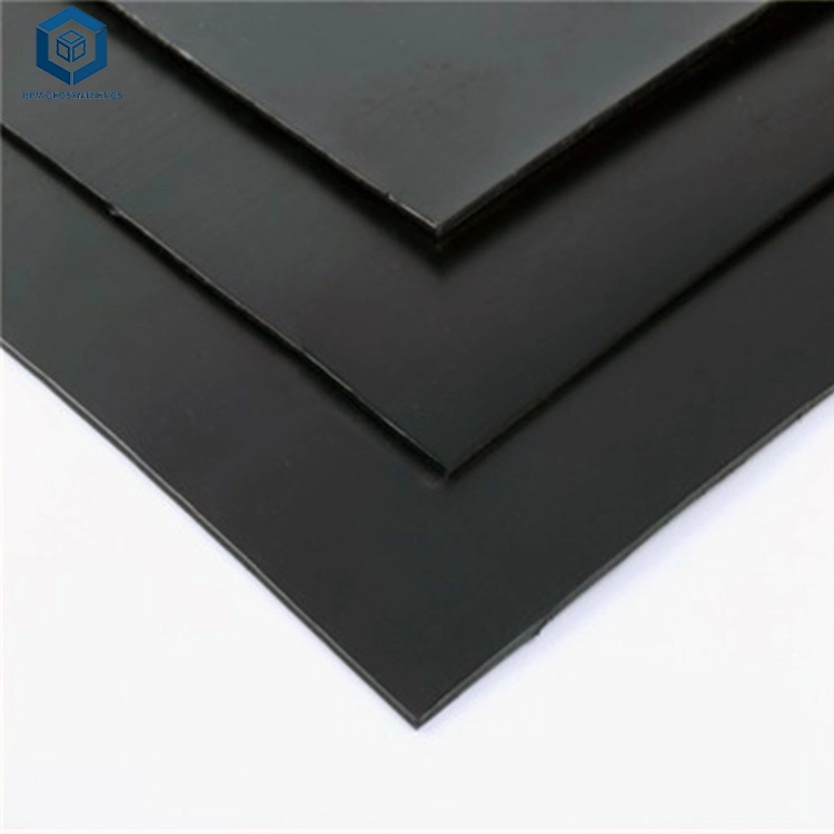 ISO 2mm Black Impermeable 80mil Membrane Double Lining System High Density Polythene Sheet for Dissolving Pond in Malaysia