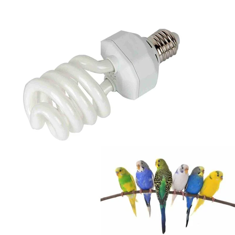 Reptile 10.0/5.0 UVB Spiral Compact Fluorescent Bulb UVB Lamp for Reptiles Pets