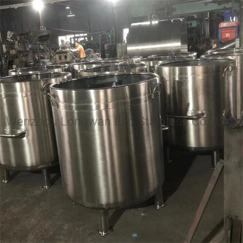 Sanitary Stainless Steel Pressure Vacuum Sterile Herbal Insulated Vertical Storage Tank