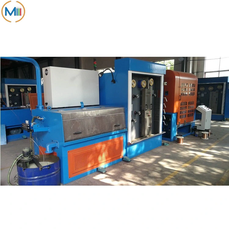 High Efficiency Automatic Multi Wire Drawing Machine with Annealing for 2 Wires