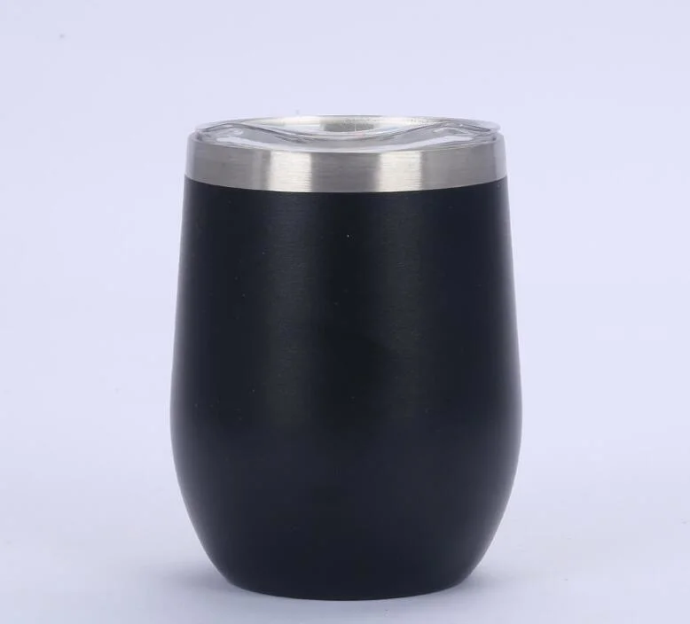 Hot Sale Creative 304 Stainless Steel Eggshell Cup Swig Spray Red Wine Car U-Shaped Pot Belly Egg Thermal Cup