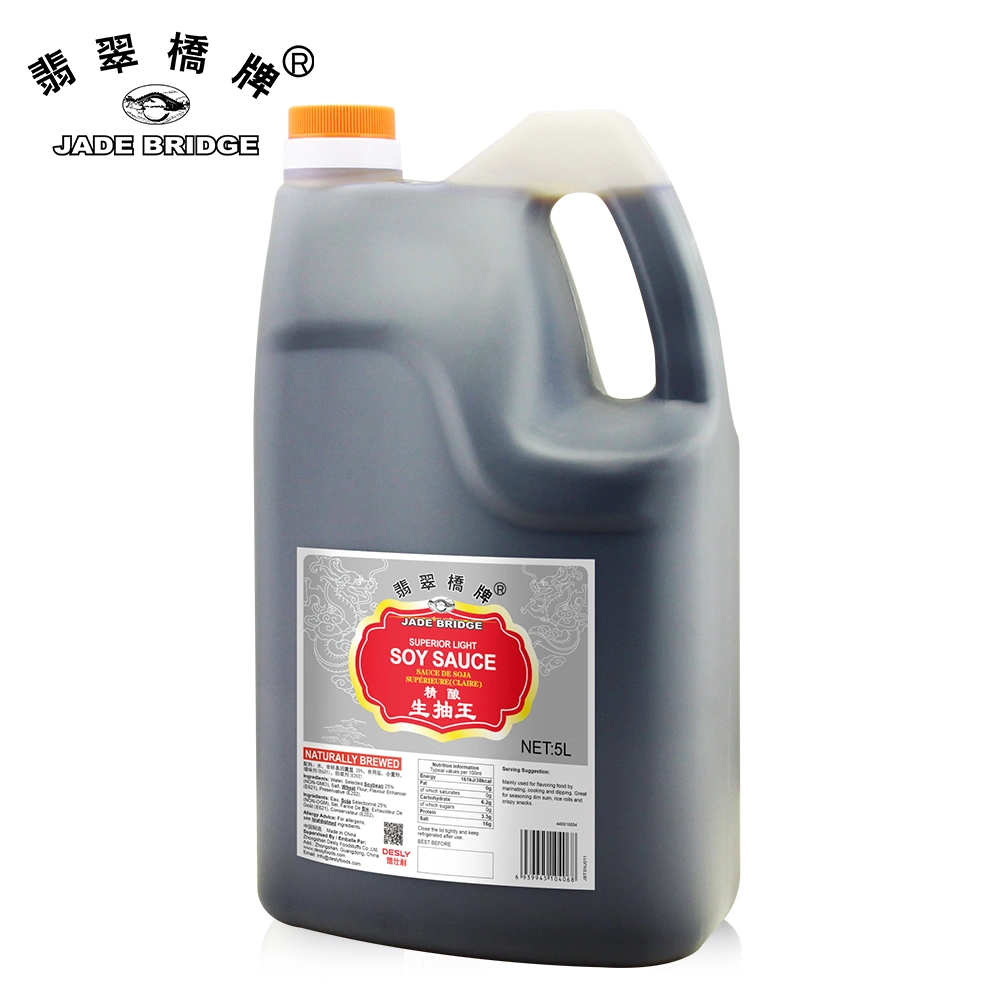 Food Manufacturer Exporter OEM Bulk Packing 15 Kg Fermented Superior Light Soy Sauce for Chinese Supermarket/Restaurant