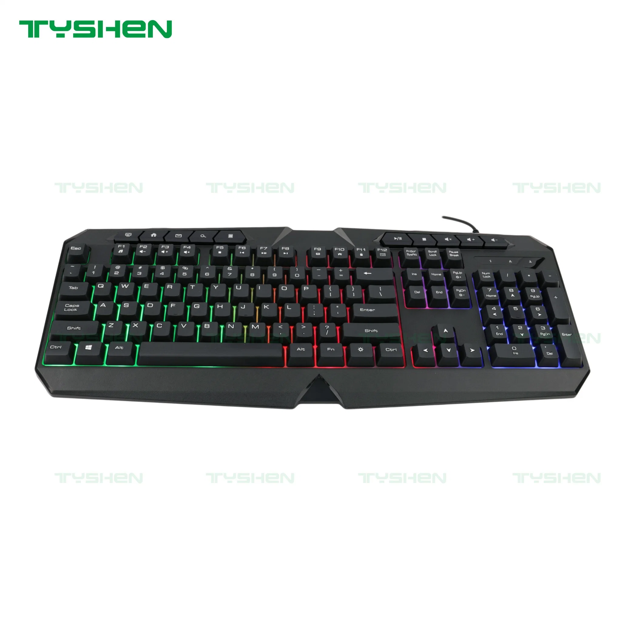 Teclado Gamer USB, teclado para el jugador, el precio barato, varios idiomas