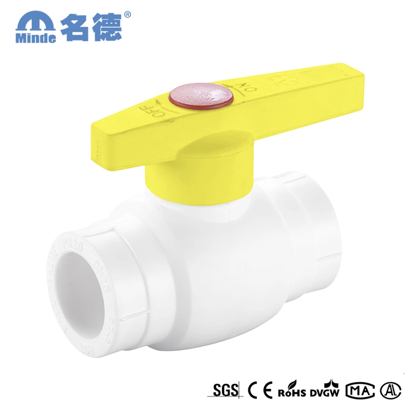 PPR Double Union Ball Valve Copper Core&Body for Building Materials