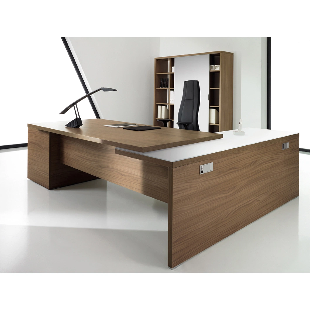 Wholesale/Supplier Perfect Craft Simple Modern Office Furniture L Shaped Wooden Office Executive Table