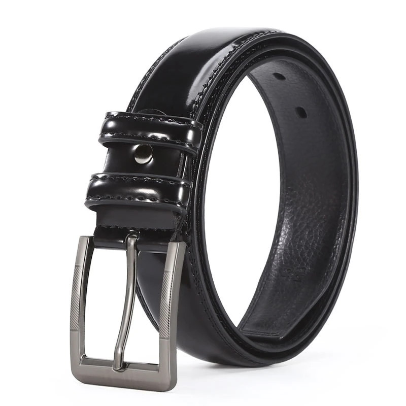 2023 New Design Men′ S PU Belt with Puckle (حزام تثبيت سن جديد)