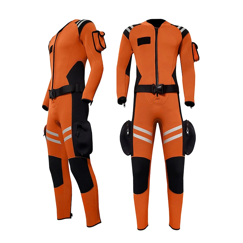 High quality/High cost performance  Neoprene One-Piece Type Firefighting Water Rescue Ship Wet Suit