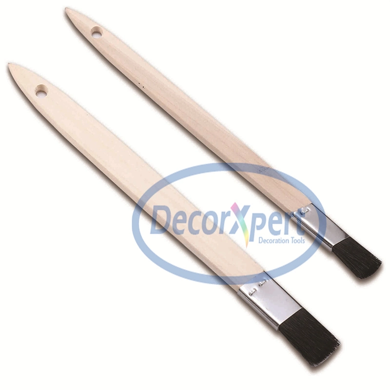 Cepillos de pintura mango largo de madera PBT Filament sintético Pincel de pintura Cepillo del radiador