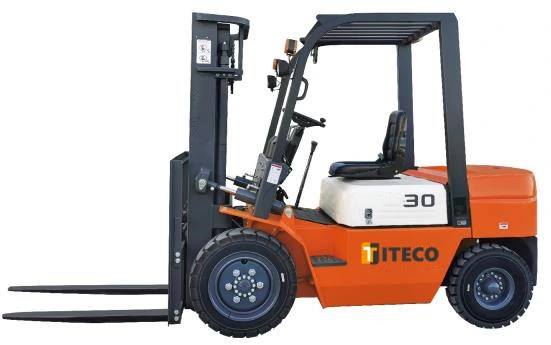 Sistema hidráulico automático 3ton Diesel carretilla elevadora carretilla elevadora 3m/4,5m/5m/6m altura de elevación Mástil Forklift Rough Terrain Forklift Mini carretilla elevadora