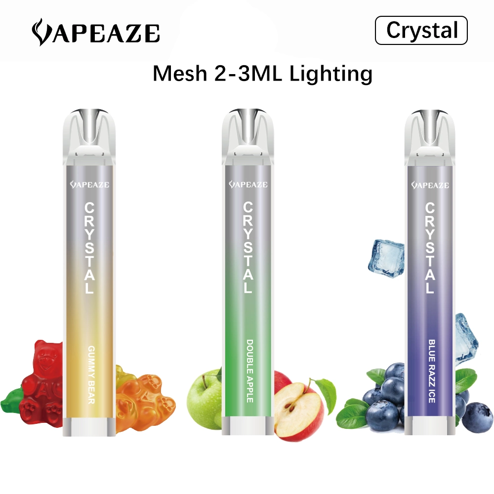 Juice Vape Pen Starter Kit with Battery E Cigarette E-Liquid Premium Crystal Bar Vape Pen