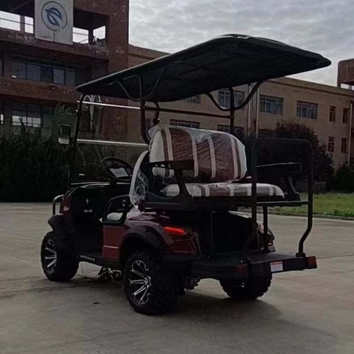 Suministro de 4 plazas de carrito eléctrico de golf con caja de equipaje