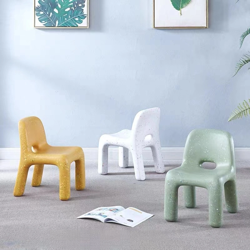 Plastic Furniture Children Chair Set with Black Spot for Kindergarten School Chair