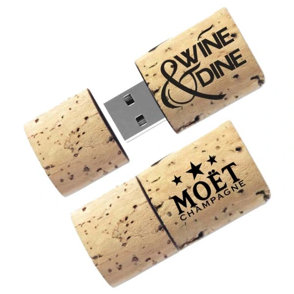 Vinho Keeptech Cork forma uma unidade Flash USB de 1 GB - 128 GB