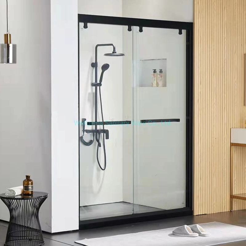 Simple Shower Room 304stainless Steel Glass Door Folding Bath Screen Shower Room